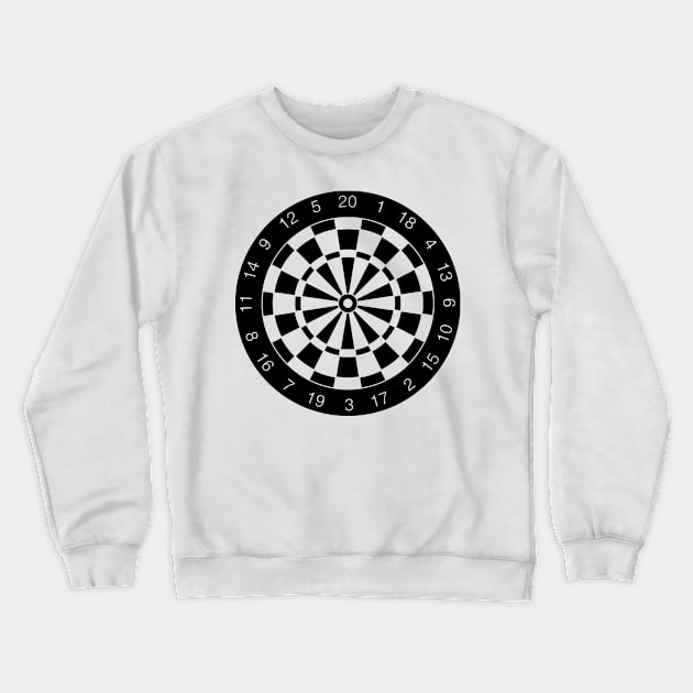 dartboard Crewneck Sweatshirt by baikteman